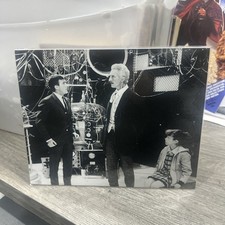 Dr Who Roy Castle As Ian Peter Cushing Black And White Poster Image Sealed