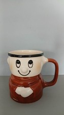 KP Crisps Vintage Retro Ceramic Collectable Friar Monk Tea Coffee Mug 