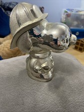 Silver Plated Snoopy Fireman Money Box