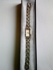 Amadeus Ladies Quartz vintage two Tone Strap watch Pre Owned Condition