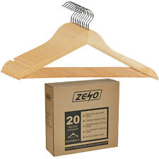 20 x WOODEN COAT HANGERS SUIT