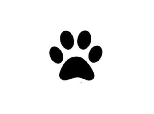 Paw print loyalty card - paw,