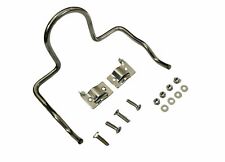 LAMBRETTA LI SERIES 3 POLISHED STAINLESS STEEL. SIDE PANEL SPRING LOCK SET