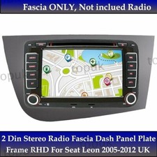 Radio Fascia for Seat Leon Din Stereo Panel Dash Adaptor DVD Trim Frame Set