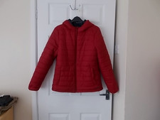 PETER STORM DARK RED PADDED JACKET SIZE 12 VGC