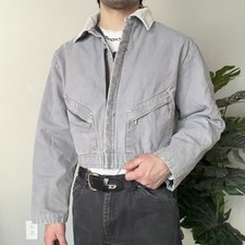 Vintage Grey Cropped Workwear
