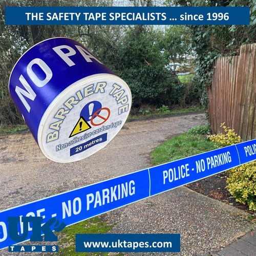 Parking police tape - no,