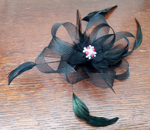 Small feather hair hat - small,