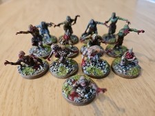 Dungeons And Dragons Zombie Horde Undead Miniatures - 13 Painted Zombies [L7 -ZA