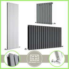 Horizontal Vertical Designer Radiator Flat Panel Rad White Anthracite Black UK