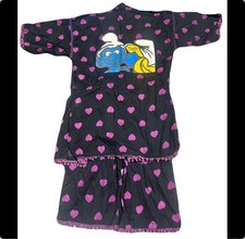 Smurf & Smurfette Pajama Set
