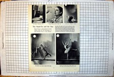 Old Print Margot Fonteyn