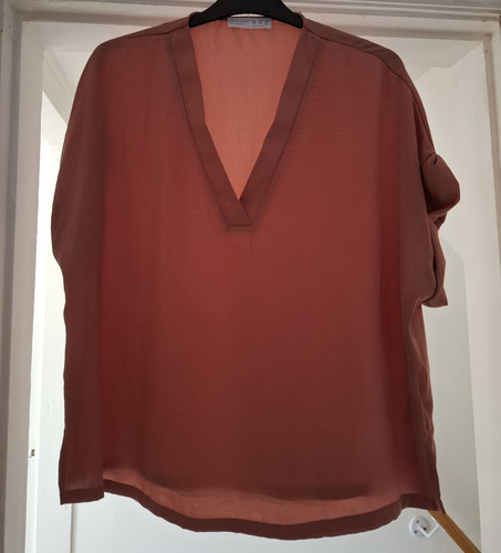 Primark pink solid neck - pink,