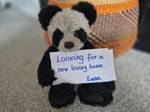 Charlie bear panda ewan 30 - bear, 12"(30