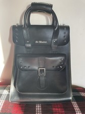 Doc Martens Studded Black Leather Large Kiev Backpack 40 Cms  High VGC