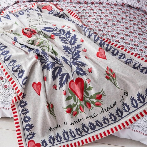 Cath kidston peace dove throw - kidston,