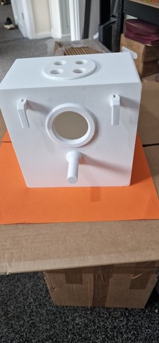 Desk top budgie nest box - top,