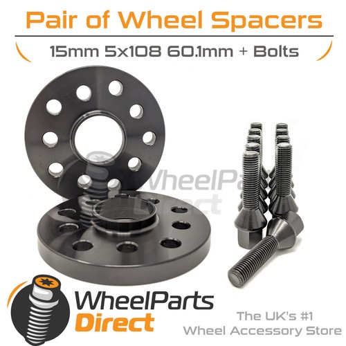 Wheel spacers bolts - (2), 15mm