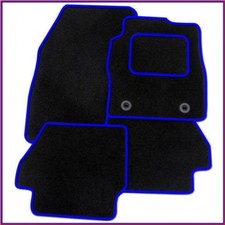 CITROEN C1 (1 Clip) Tailored Car Mats - BLUE TRIM
