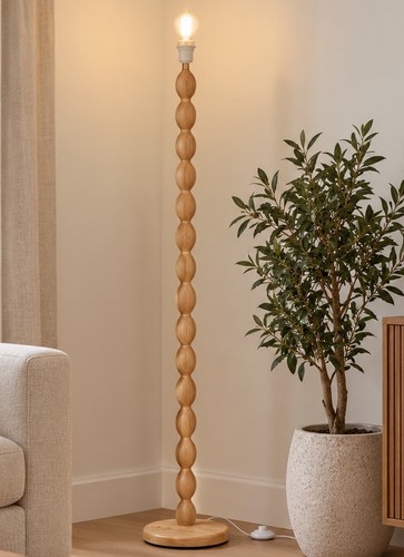 Bobbled floor lamp natural - bobbled,