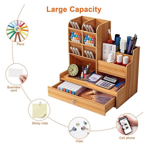 Office study desk - desk, wooden