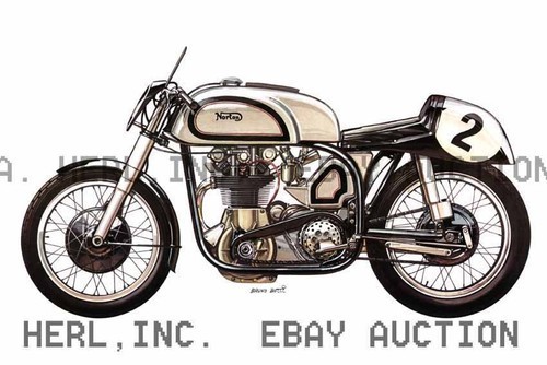 Norton 500 manx - norton, 1950
