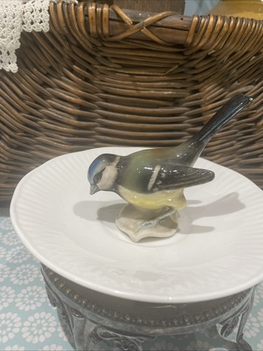 Goebel blue tit gloss figure - goebel,