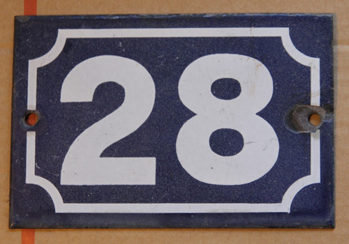 Vintage french blue enamel - vintage,