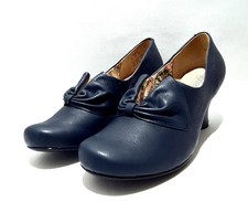 Hotter Donna Navy Blue Leather