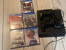 Sony Play Station PS4 Slim Console 500GB X5 Games X2 Controllers