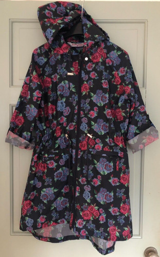 Ladies floral raincoat tom - floral,