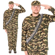 ARMY MAN COSTUME CAMOUFLAGE