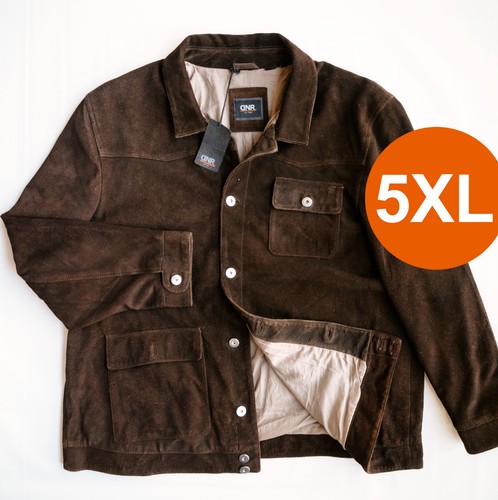 Heavy suede jacket 5xl - heavy,