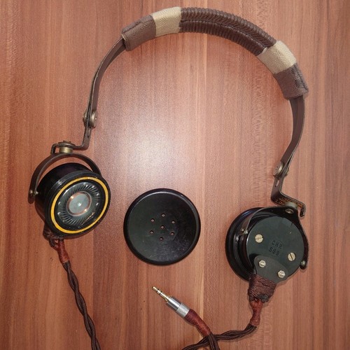 Steampunk headphones genuine - steampunk,