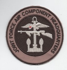 British Joint Force Air Component Headquarters TRF patch,desert