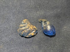 Roman Blue Glass Fragments