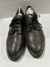 Homers Tosca Antracite Leather Shoes Size 41