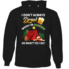 CAMPING HOODIE, Beer Drinking