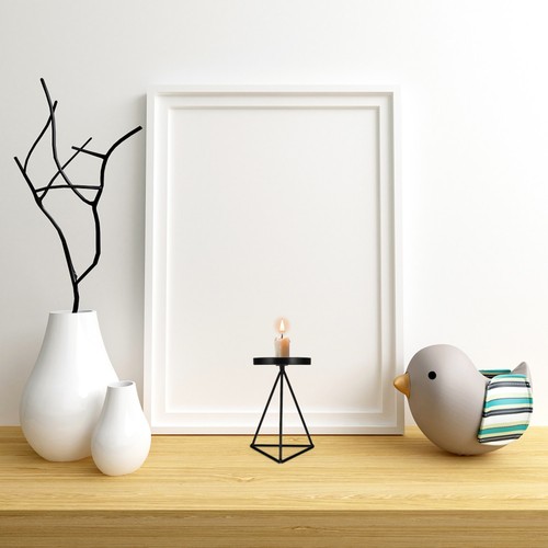 Candle holder iron pillar - candle,