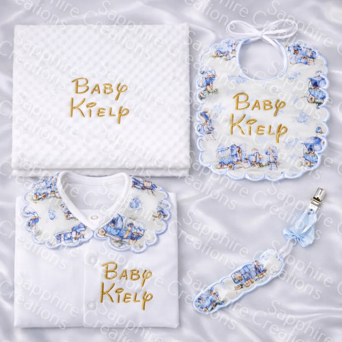 Boys baby white - baby, blue
