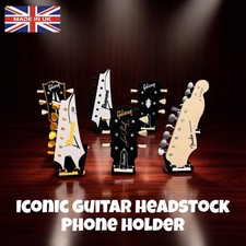 Guitar headstock phone holder - headstock,