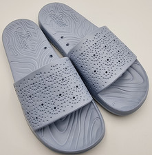 Skechers Cali Gear Sliders Womens Size 8 Blue Comfort Foam Slides Brand New