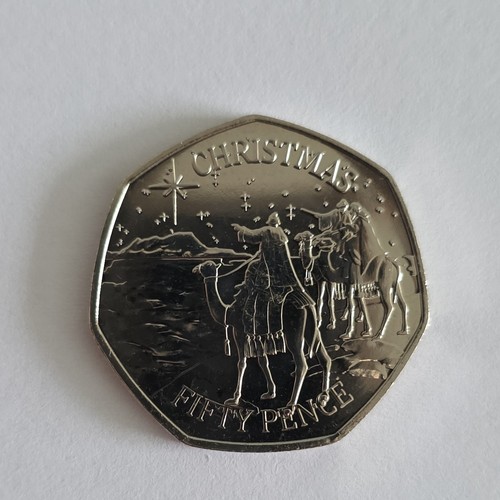 Christmas 50p 2022 gibraltar - christmas,