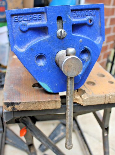 Eclipse wood working vice with - working,