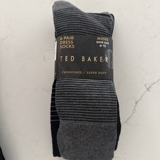 TED BAKER 6-PAIR Dress Socks