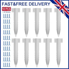 10PC Railway Sleeper Brackets