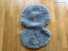 John Lewis Pushchair Sheepskin Liner, Grey