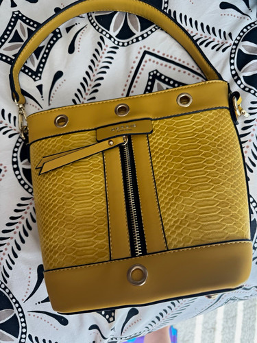 Rosetti yellow snake - yellow, print