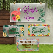 Personalised summer house sign - summer,