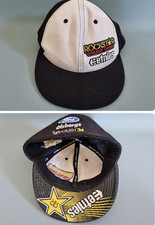 RARE Vintage Rockstar Energy Drink Etnies Black Hat Cap 90s Y2K Motor